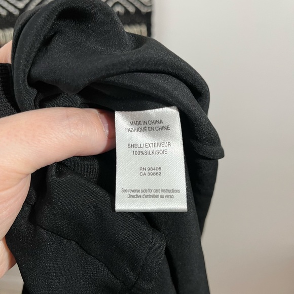 Theory black silk camisole - Picture 4 of 6